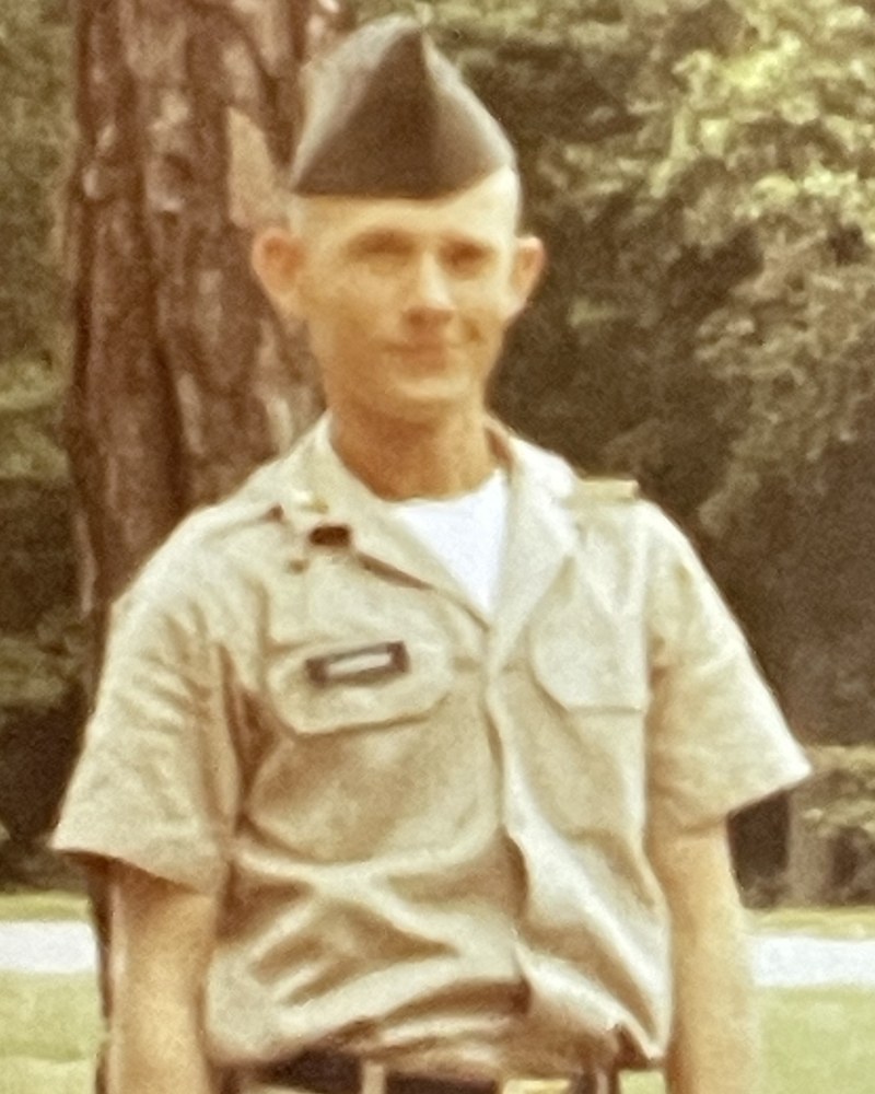 Ron Shuford in his military uniform
